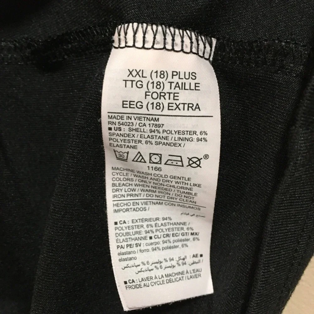 Old Navy Go-Dry Athletic Tennis Dress Girls XXL Black Classic Sporty Pickleball